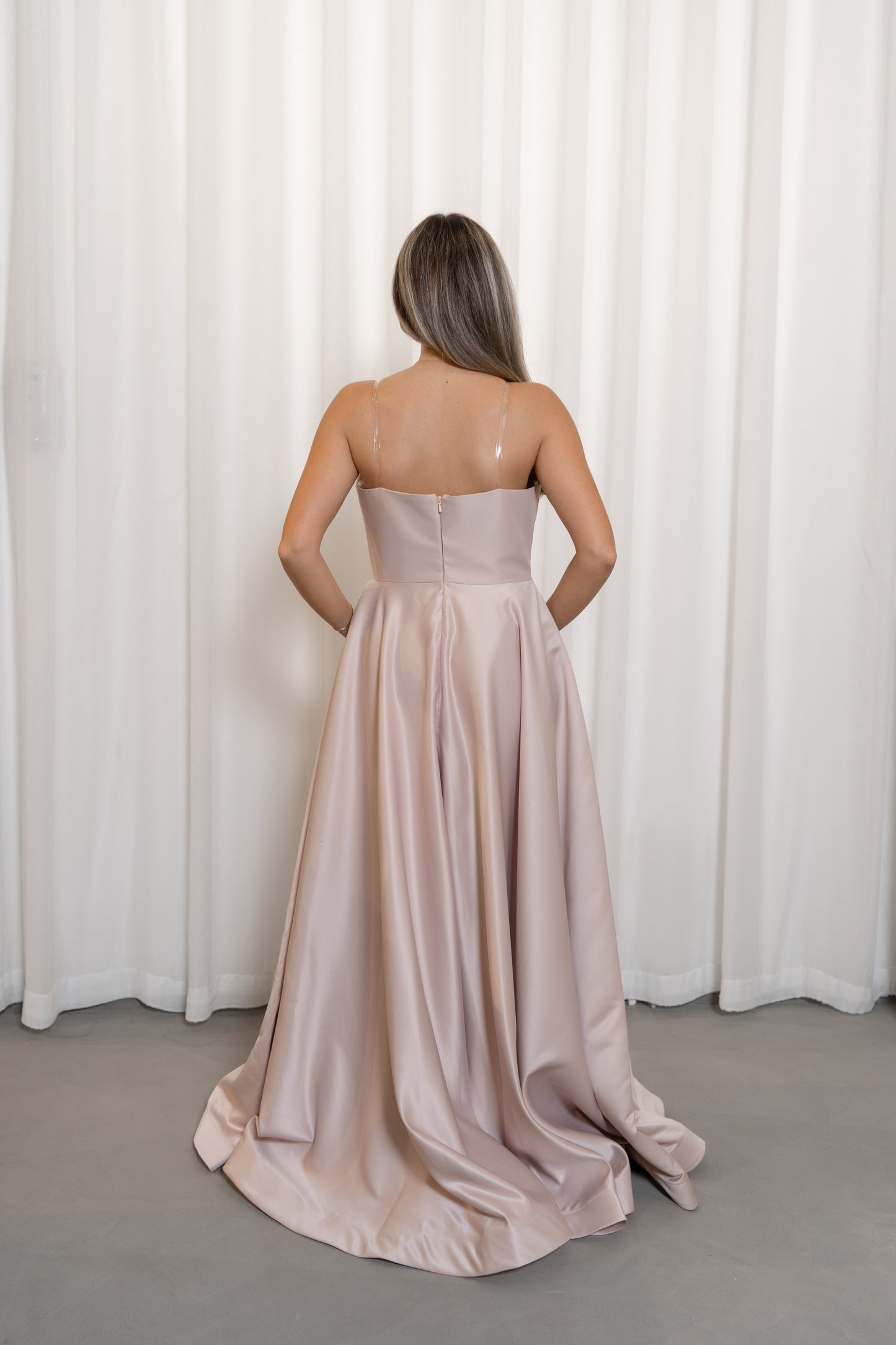 Sand Crystals Corset Princess-cut Gown