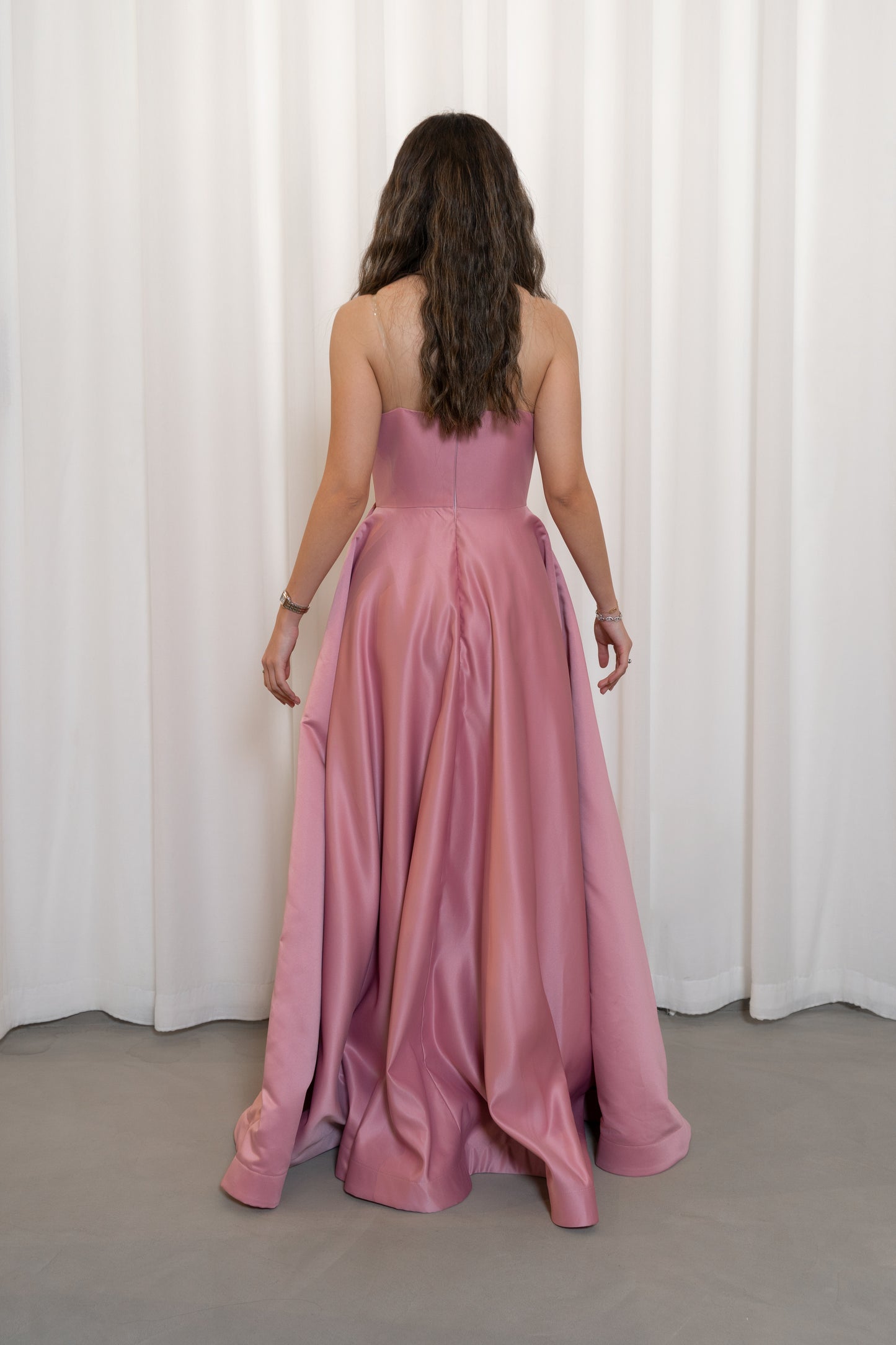 Rose Crystals Corset Princess-Cut Gown