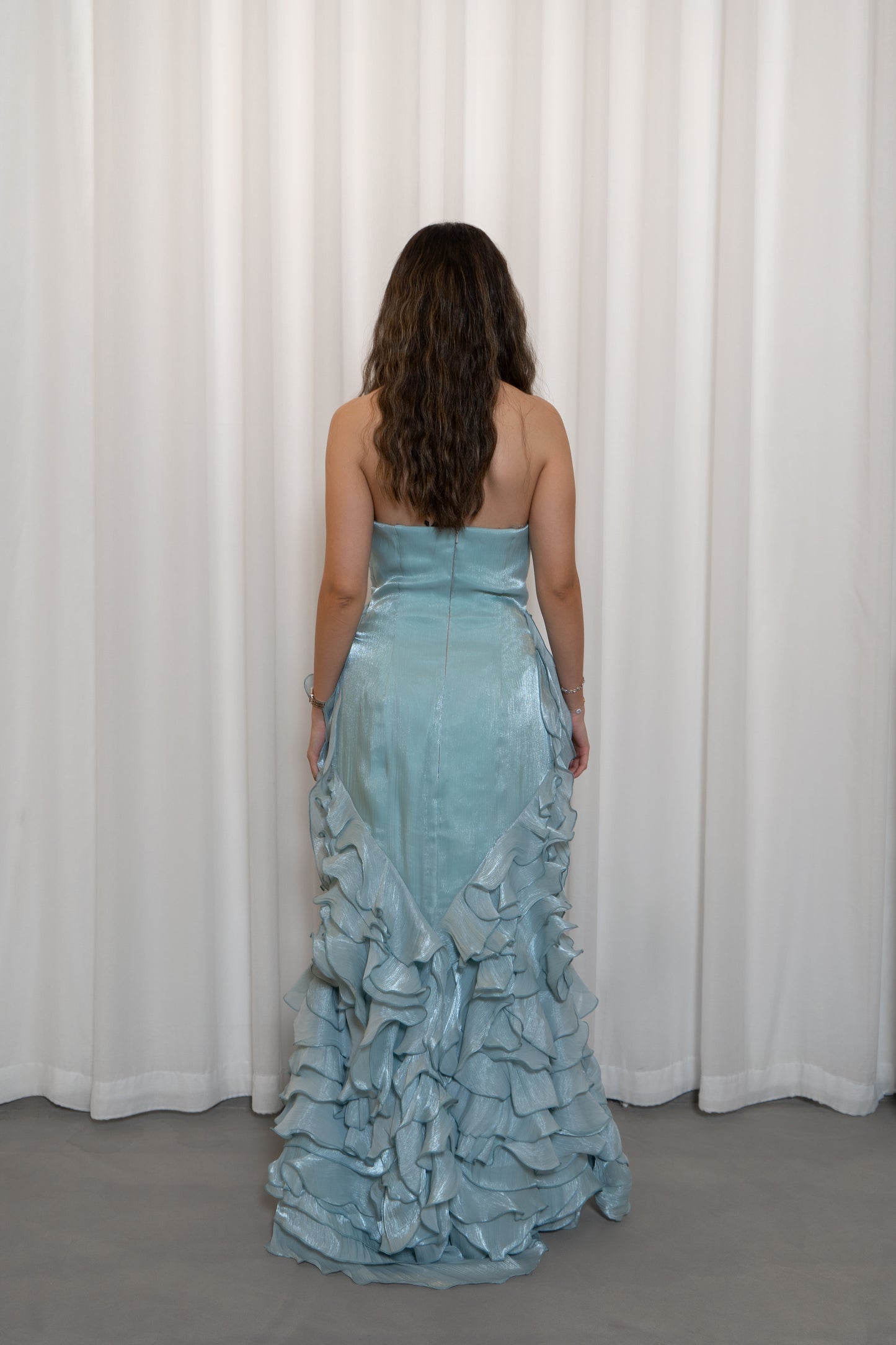 Mermaid-cut Tiffany Waves Gown